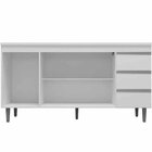 Kit Armário Aéreo E Balcão Para Pia Sem Tampo 150 Cm Adriana