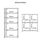 Kit Armário Alto Baixo Gamer Escritório Pixel Preto Caemmun