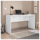 Kit Armário Baixo Gaveteiro Mesa Cubic Branco Caemmun