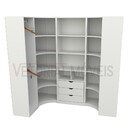 Kit Armário Closet Modulado M13 (colmeia  Loja  Expositor  Sa