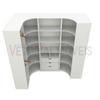 Kit Armário Closet Modulado M13 (colmeia  Loja  Expositor  Sa