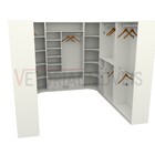Kit Armário Closet Modulado M25 (colmeia  Roupas  Expositor)
