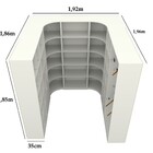 Kit Armário Closet Modulado M27 (colmeia  Loja  Expositor  Sa