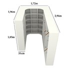 Kit Armário Closet Modulado M29 (colmeia Loja  Expositor)