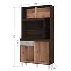 Kit Armario Cozinha 4 Portas 881 Poqq
