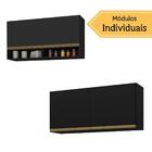 Kit Armário Cozinha Aéreo 105cm Com Aéreo 120cm Veneza Multim