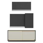 Kit Armário Cozinha Aéreo Canto 90cm Com Aéreo 70cm E Aéreo 1