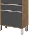 Kit Armario Cozinha Smart 05 Portas Cod. 6005 Freijo/grafite