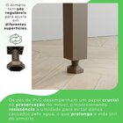 Kit Armário De Cozinha 4 Portas 2 Gavetas Luan Cinamomo/branc