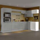 Kit Armário De Cozinha 60 Cm 100% Mdf 2 Portas E 1 Suspensa P