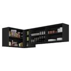 Kit Armário De Cozinha Aéreo Canto 90cm E Aéreo 120cm Veneza