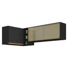 Kit Armário De Cozinha Aéreo Canto 90cm E Aéreo 120cm Veneza