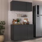 Kit Armário De Cozinha Aéreo E Balcão 3 Portas Multimóveis Mp