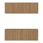 Kit Armário De Cozinha Aéreo E Balcão 4 Portas Multimóveis Mp