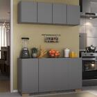 Kit Armário De Cozinha Aéreo E Balcão 4 Portas Multimóveis Mp