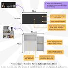 Kit Armário De Cozinha C/ Balcão/fruteira Multimóveis Mp2237