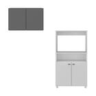 Kit Armário De Cozinha C/ Balcão Multiuso Multimóveis Mp2236