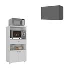 Kit Armário De Cozinha C/ Balcão Multiuso Multimóveis Mp2238