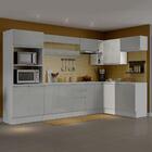 Kit Armário De Cozinha De Canto 100% Mdf 2 Portas E Nicho Fre