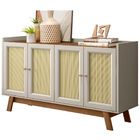 Kit Armário Multiuso 01 Gaveta Nolan Com Aparador 04 Portas M