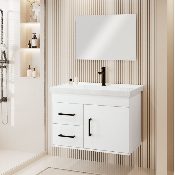 Kit Armário Para Banheiro Ônix 63 - Branco