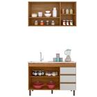 Kit Armario Vidro Reflecta E Balcao 119cm Plla