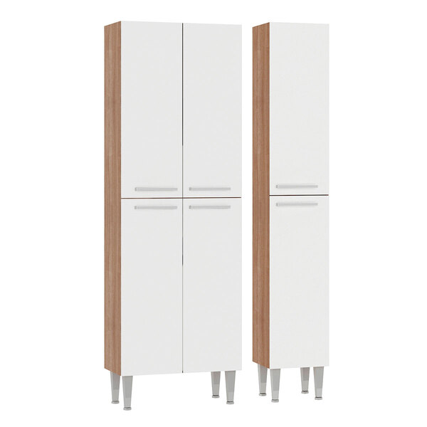 Kit Armários Paneleiros Com 6 Portas Para Cozinha Madri Mdp T