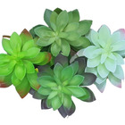 Kit Arranjo Com 4 Suculentas Artificiais Grandes Decorativas