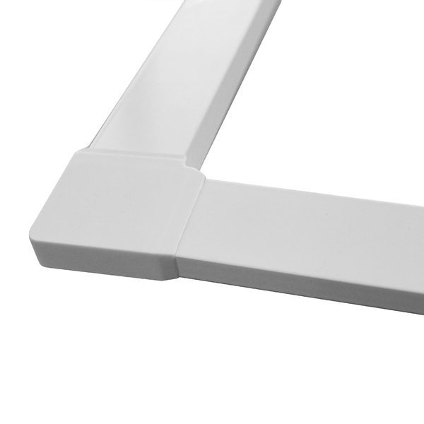 Kit Arremate Para Porta de Giro Magnum e Fortline Alumínio Branco 210x090cm Atlântica