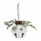 Kit Árvore de Natal 120cm com 27 Enfeites e Pisca-Pisca 127V Puglia Glamour Dourado e Branco