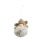 Kit Árvore de Natal 120cm com 27 Enfeites e Pisca-Pisca 127V Puglia Glamour Dourado e Branco