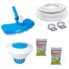 Kit Aspirador Com Mangueira 4m + Flutuador E 2 Pastilhas De C