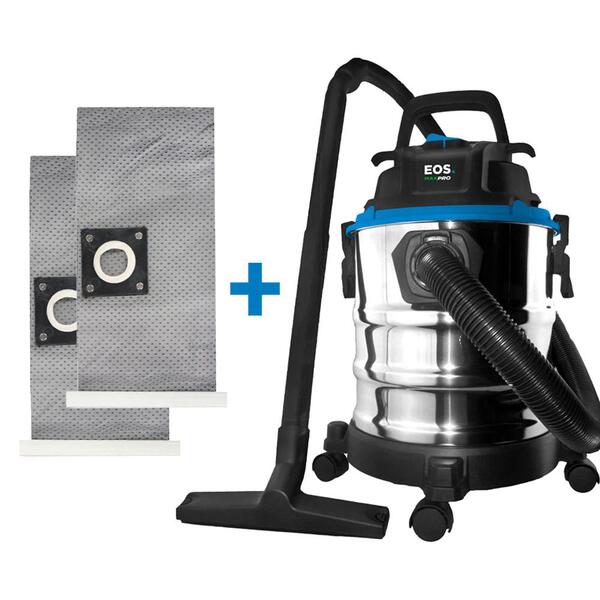 Kit Aspirador De Água E Pó Eos Max Pro Eai20i 1650w 20l Inox