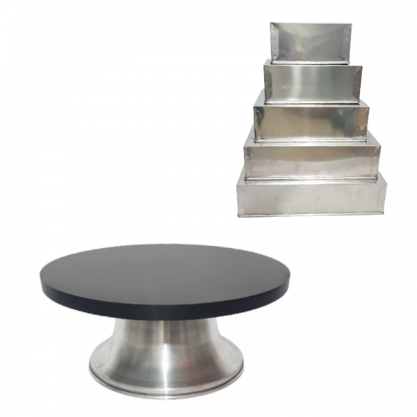 Kit Assadeira Super Alta 10cm 5 Pçs   Forma Bailarina Mdf 30cm