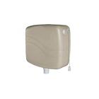 Kit Assento Sanitário Plástico Plus Slim + Cx. Descarga Bege