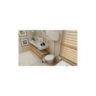 Kit Assento Sanitário Plástico Soft Cinza + Cx Descarg Cinza