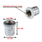 Kit Aumento Prolongador de Registro Tipo Deca ou Similar Crom