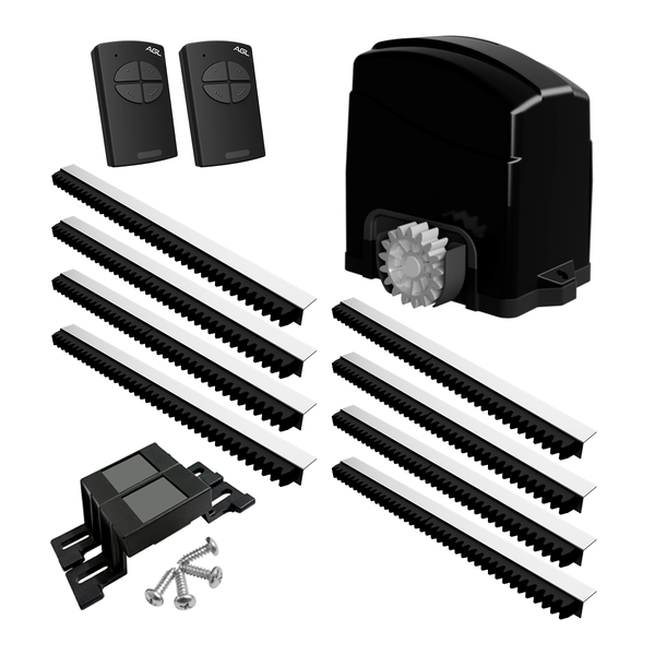 Kit Automatizador Portão Residencial Desliz Trino 500 4m Agl
