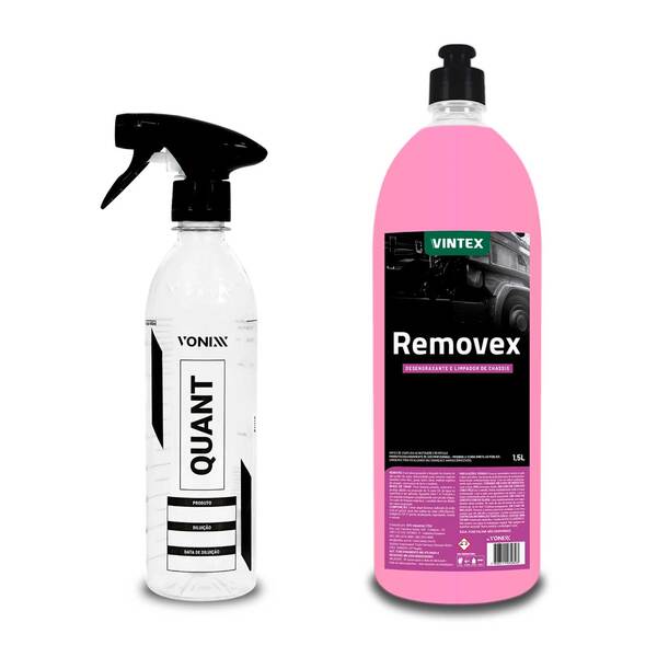 Kit Automotivo Vonixx Quant Pulverizador + Removex 1,5l