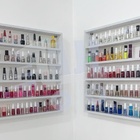 Kit Auxiliar  Carrinho Mesa  E Prateleiras De Esmaltes Branco