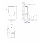 Kit Bacia Caixa Acoplada Kids Branco 3/6 Lts+compl Instalacao
