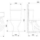 Kit Bacia Com Caixa Acessórios Instalação Saveiro Preto