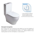 Kit Bacia Com Caixa Completo Barocco Branco Acqua