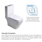 Kit Bacia Com Caixa Completo Sentiero Branco Acqua