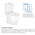 Kit Bacia Com Caixa Completo Vulcano Branco Acqua