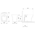 Kit Bacia Convencional Com Assento Termofixo Boss Incepa Matt