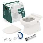 Kit Bacia Convencional Com Assento Termofixo Elite Celite Bei