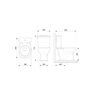 Kit Bacia Sanitária Com Caixa Acoplada Thema Plus 3/6 Litros