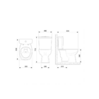 Kit Bacia Sanitária Com Caixa Acoplada Thema Plus 3/6 Litros