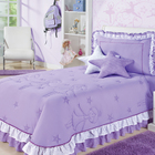 Kit Bailarina Solteiro Casa Dona 4 Peças Lilás